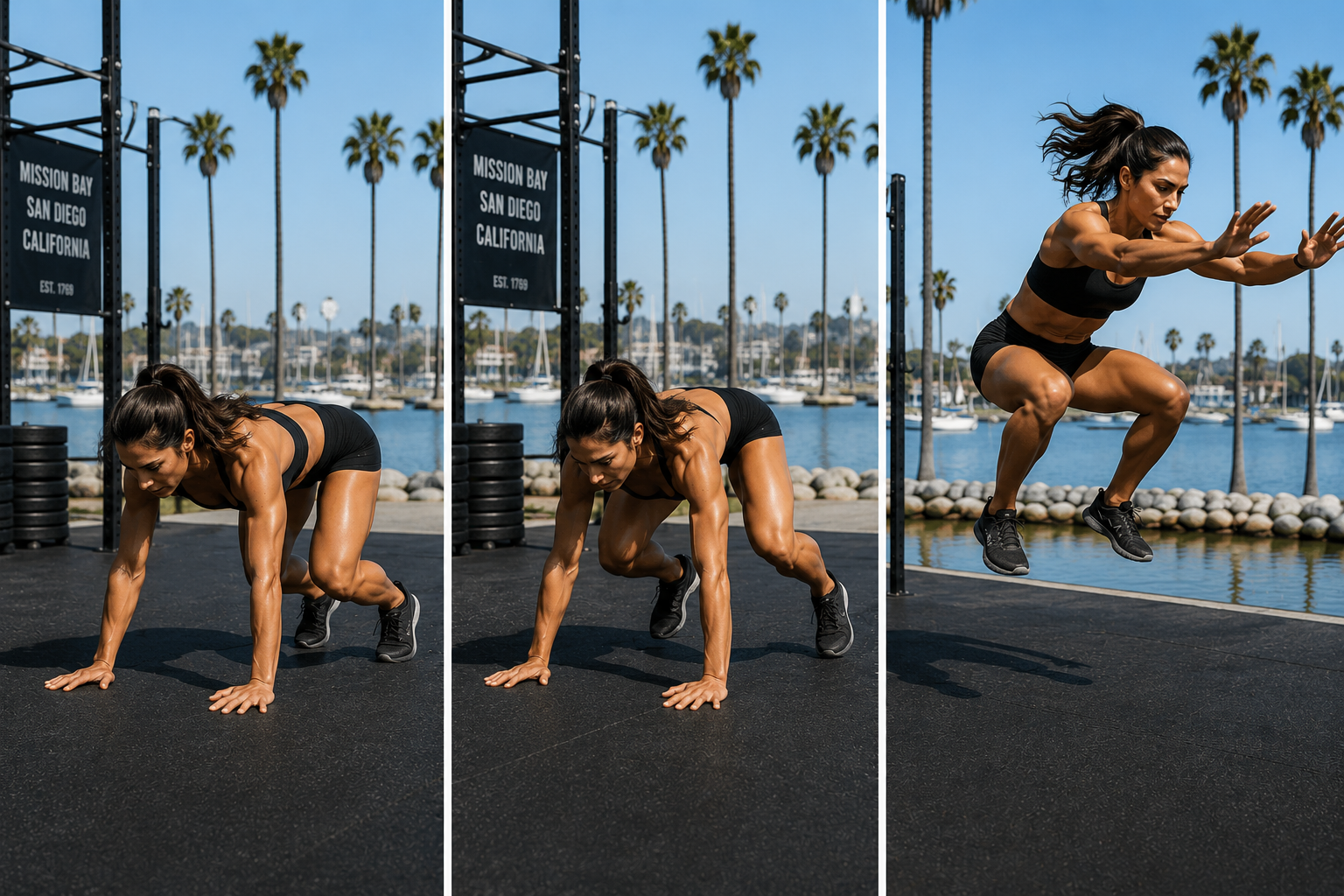 How to do Bear Crawl to Broad Jumps